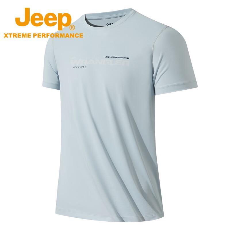 

Jeep Men s Quick-Dry Round Neck Athletic T-Shirt M