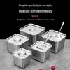 Stainless Steel Square Commercial Seasoning Box