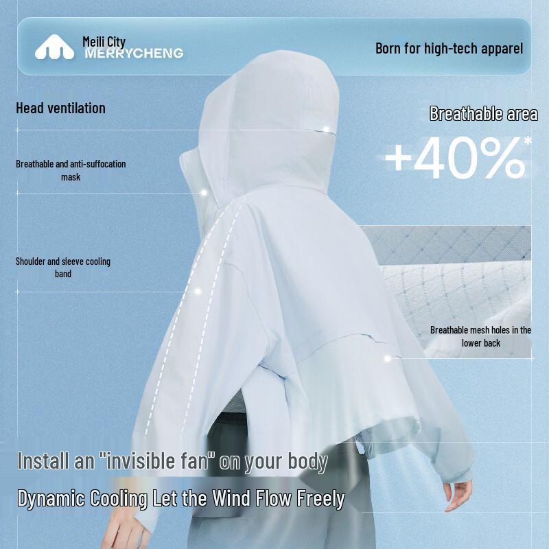 Meilicheng Women's Hooded Sun Protection Jacket