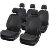 Pack de 5 housses auto universelles - XLCOVER - Monospace - Compatible Airbags - Housses les assises, dossiers et appuis-tete