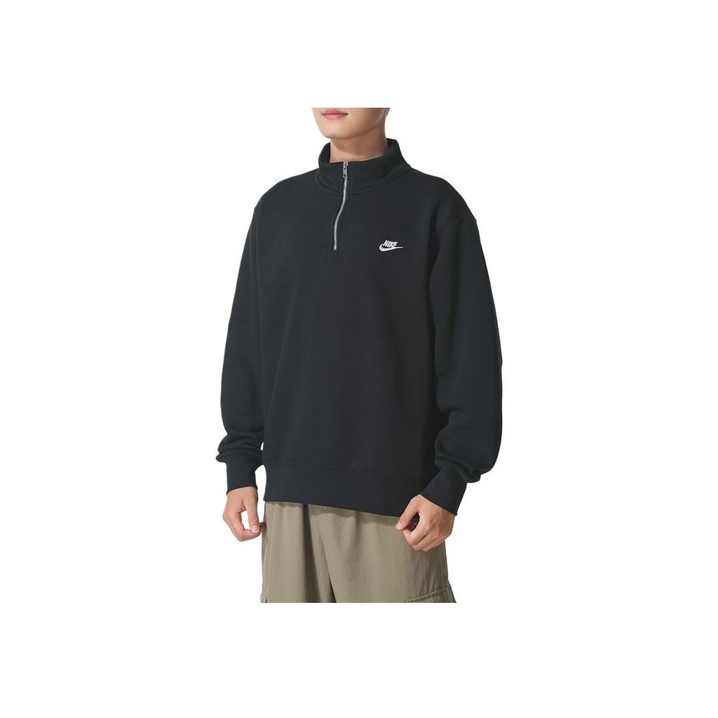 New Nike Sportswear Club Men's 1/2 Zip Fleece Top FN3865-010