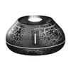 Vulkanisches Aroma Ätherischer Diffusor 130ML USB Lavaflamme Luftbefeuchter Ultraschall Kaltnebel Erzeuger Vernebler mit LED Farbflamme