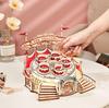 ROBOTIME ROKR Tilt-A-Whirl DIY Music Box 3D Wooden Puzzle EA04