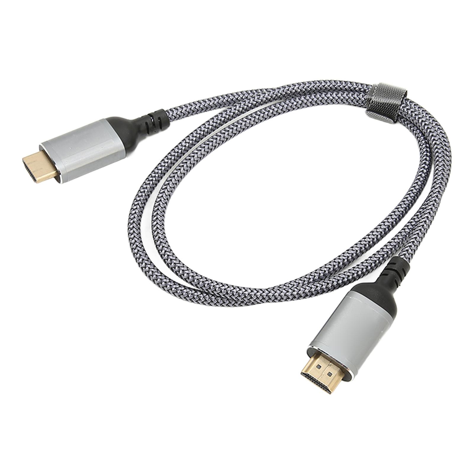 

HD Multimedia Interface Cable Mesh Grid HD Multimedia Interface to HD Multimedia Interface Cord for TV Monitor Projector