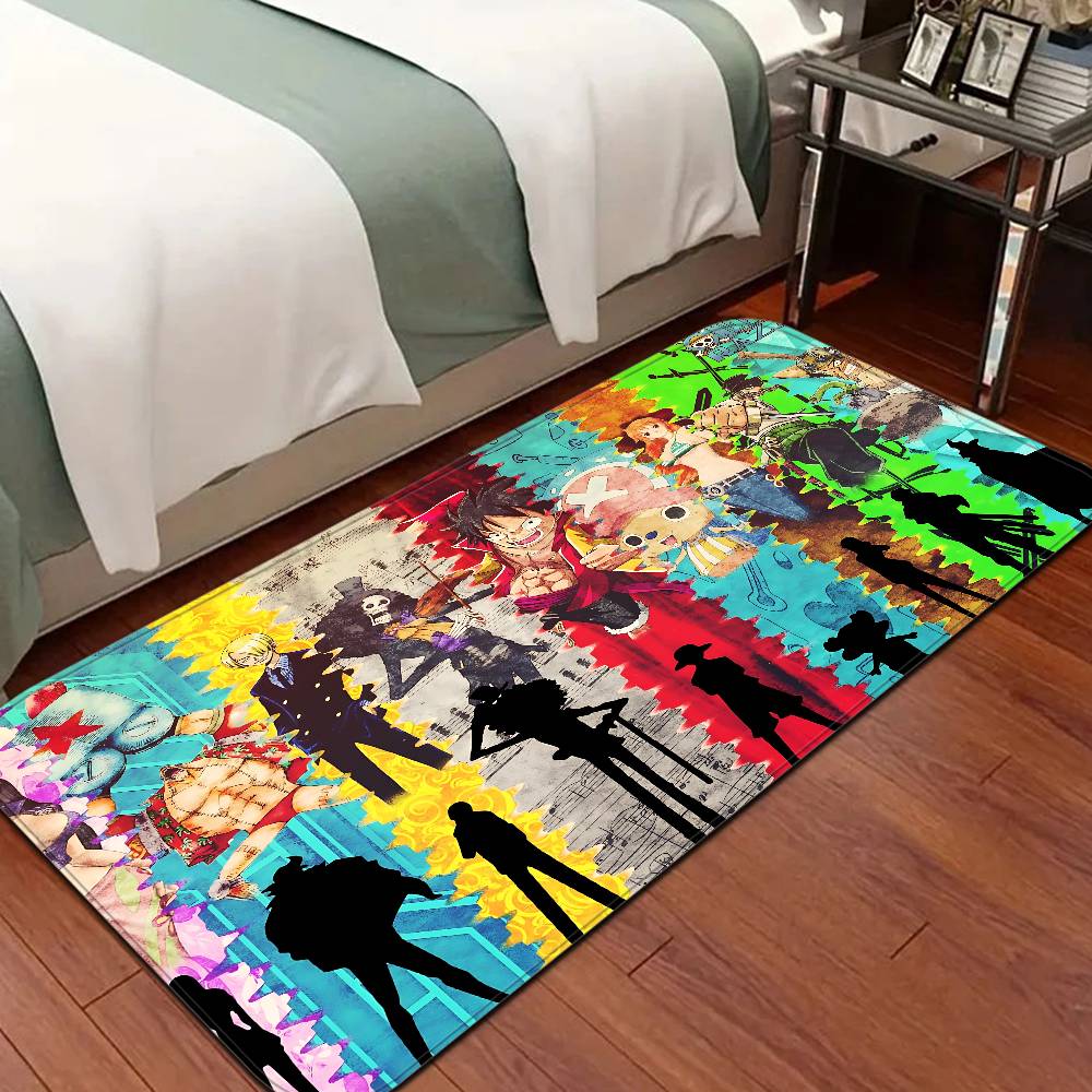 Shonen Anime O-One P-Piece Floor Mat Cheaper Anti-slip Modern Living Room Balcony Printed Bedside Mats