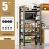 Multifunctional Carbon Steel Kitchen Storage Rack