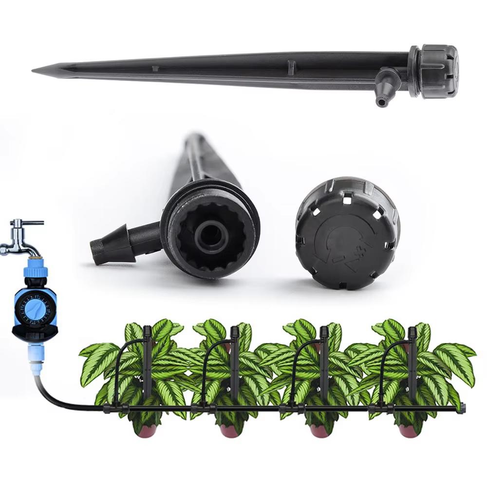 20Pcs Adjustable Micro Bubbler Drip Irrigation Emitters Stake for Farmland Watering Connect to 4/7mm Hose - Water Dripper