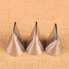 3pcs Rose Petal Nozzles Stainless Steel Pastry Nozzle Fondant Cake Decorating Nozzle Confectionery Icing Piping Tips Baking Tool