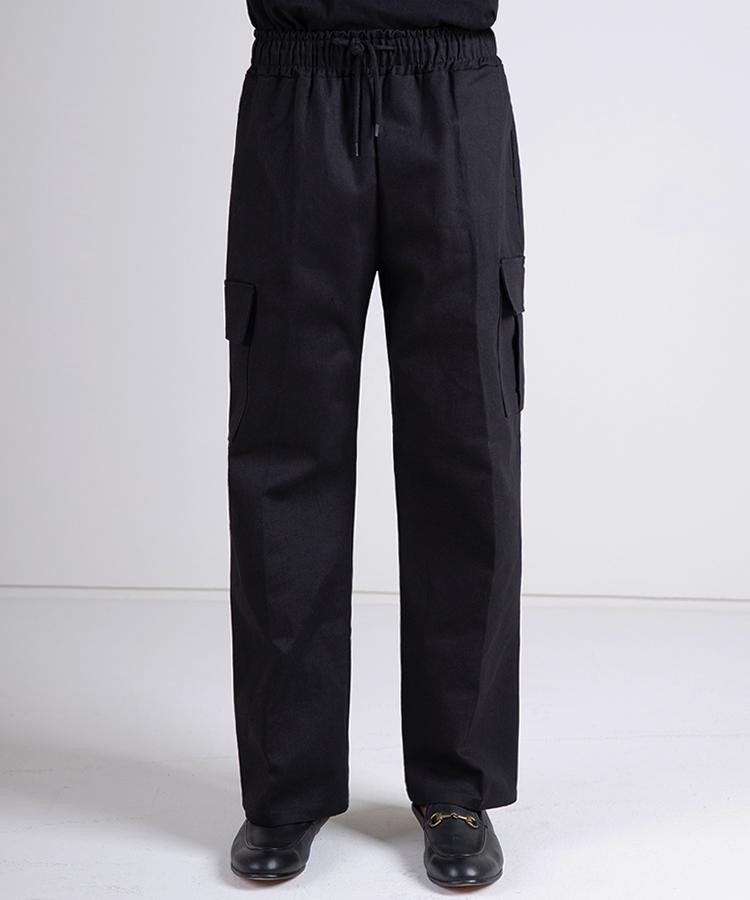 Seuteulaikeu Wide Elastic Cargos (3 Colors)