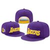 Los Angeles Lakers Basketball Cap Wide Brim Sun Hat Embroidered Cotton Blend Adjustable Women Men
