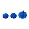 Decor 12pcs Artificial Fake Velvet Pumpkins Decoration For Fall Home Thanksgiving Decorative