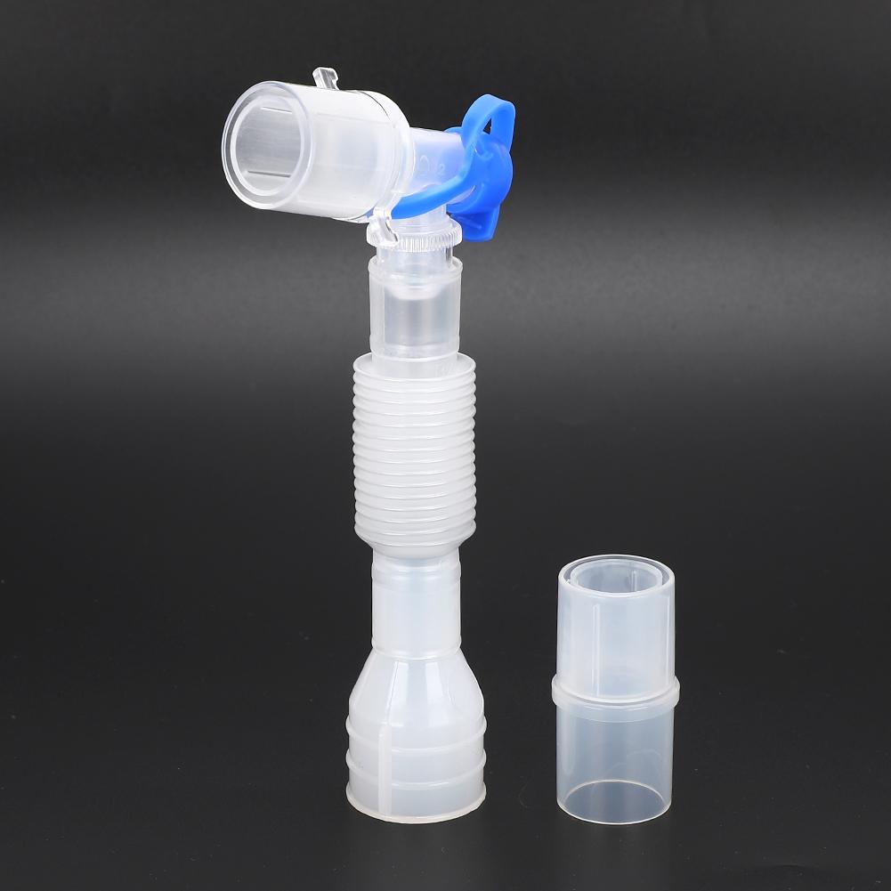 L Shaped Connector Disposable Retractable Ventilator Plateau Valve Circuit Extension Tube