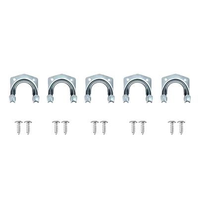 5Pcs Wall Hooks Metal Hanger With Screws Hang On The Wall Storage Organizers Tool Garden Bracket Rack Holder Home And Kitchen