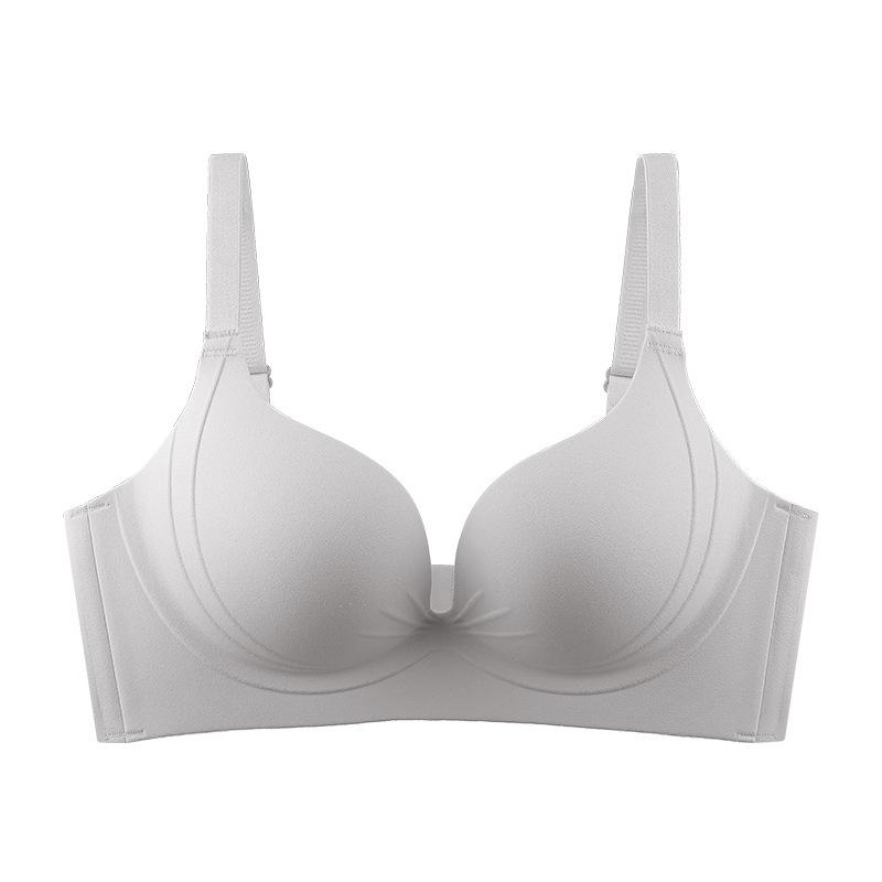 Women's Seamless Push-Up Bra - Soft, Supportive, Anti-Sagging, Wire-Free, Small Chest Enhancement, Side-Smoothing Design