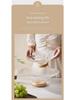 Happy Tao Luxury Glass & Wood Dessert Plate - Ideal for Fruit, Snacks, and Candy