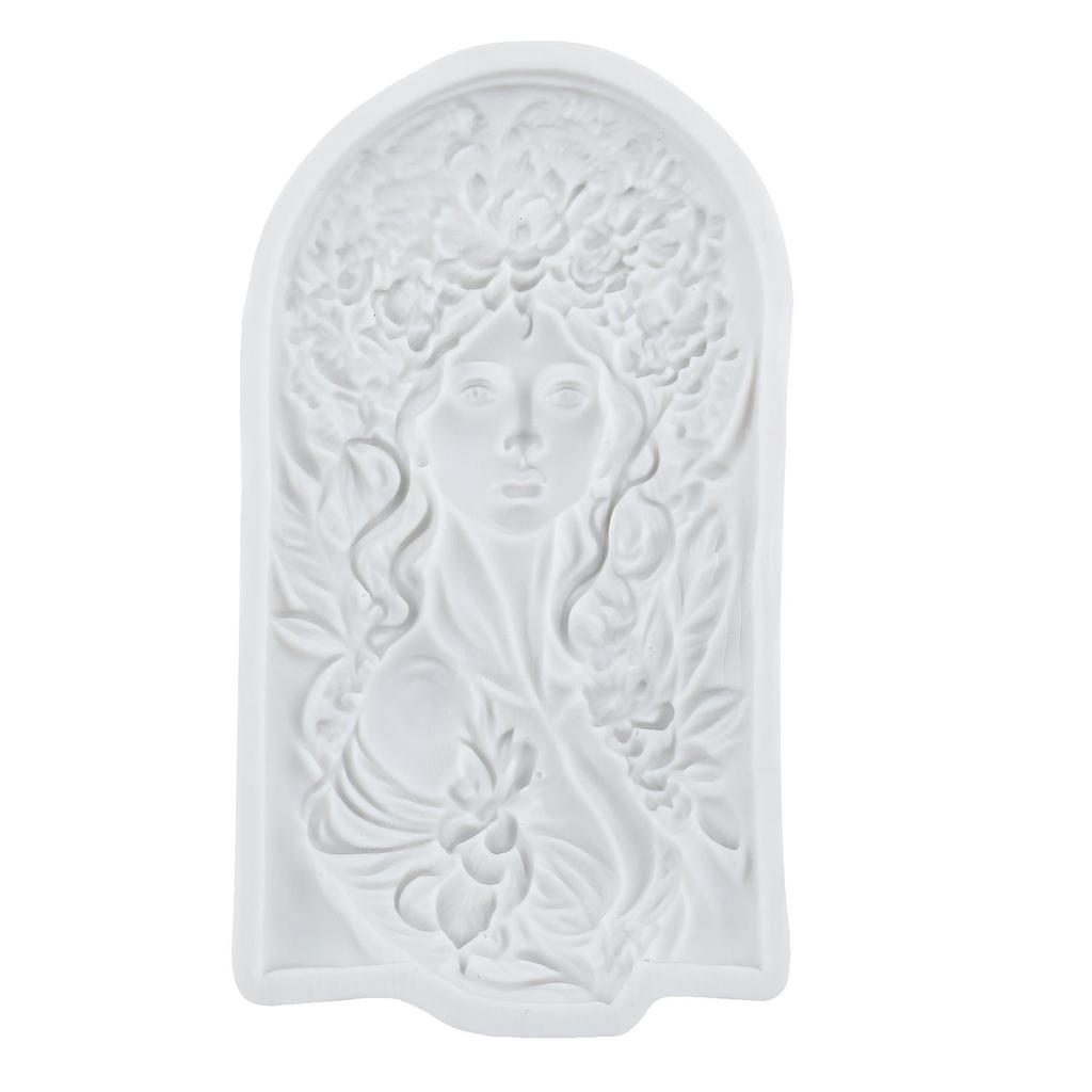 Goddess Silicone Mold Lady Avatar Fondant Molds Cake Decorating Tools Cupcake Topper Candy Sugar Craft Gum Paste Polymer Clay