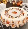 1 Piece Of Maple Leaf Patterned Autumn Tablecloth, Vintage Rectangular Round Tablecloth, Suitable For Thanksgiving Holiday Party Autumn Decorations, I