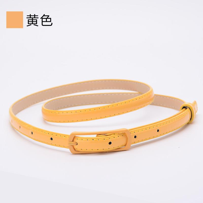 Riem Candy pu Leer Heldere Riem Dames Decoratieve Fijne Lederen Riem 105CM