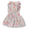 Dog Dress Cute Floral Pattern with Daisy Mesh Decor Pet Doggie Princess Dress for Small Dogs Cats Spring Summer