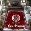 Ac Milan Customize Text Floor Rug Office Rug Suitable for Decorate room Foyer Outdoor Dormitory Anti-slip Rug Decorate Offices