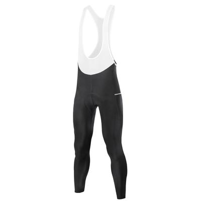 Calças de Ciclismo com Babete Santic para Homem, Forradas com Lã Polar, Roupa de Ciclismo Longa, Calções de Ciclismo Acolchoados, À Prova de Frio e Vento, Branco, Tamanho L