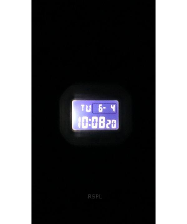 Casio Montre G-Shock Digital pour femme avec bracelet en tissu biologique bleu et résine biosourcée GMD-S5600CT-3 200 m