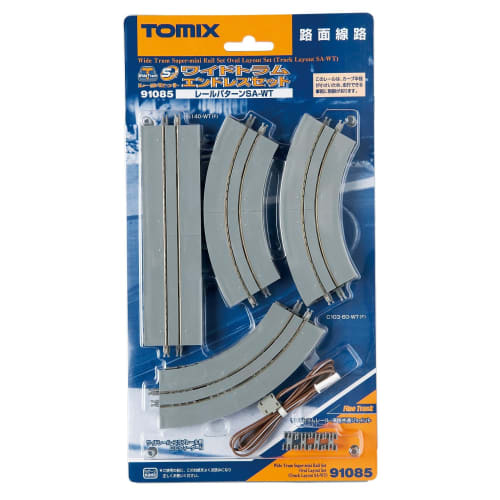 TOMYTEC TOMIX N Gauge Wide Tram Super Mini Rail Set, Endless Set, SA-WT Pattern, 91085, Model Railroad Rail Set