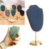 Velvet Mini Jewelry Display Stand Metal Base Jewelry Storage Display Rack  Window Display