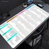 Shortcut Key Program Language Mouse Pad Large Rubber Anti-slip Desk Accessories Mousepad for Office and Gamer Keyboard Decor Mat