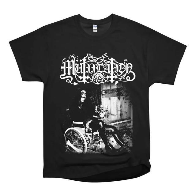 Camiseta Negra Millenium De Mutiilation Underground, Color N S разноцветный