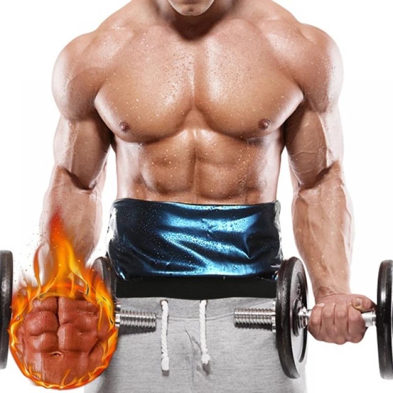 

Унисекс Пояс-тренажер для похудения с эффектом сауны Термальный для послеродового восстановления, йоги, фитнеса, поддержки живота, похудения. L/XL синий