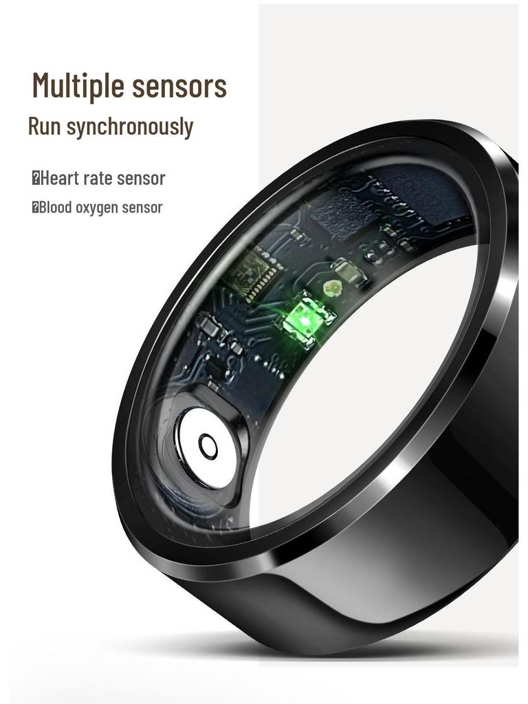 R6 Smart Ring: Sleep, Exercise, Pedometer, Waterproof, Bluetooth, Heart Rate & Blood Oxygen Monitor