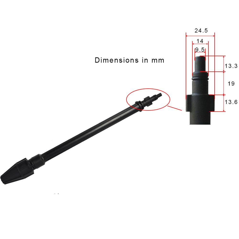 Car Washer Water Jet Lance Nozzle Spray Lance Wand Spear Tip for Lavor Sterwins Champion Vax Hammerflex Parkside Pressure Washer