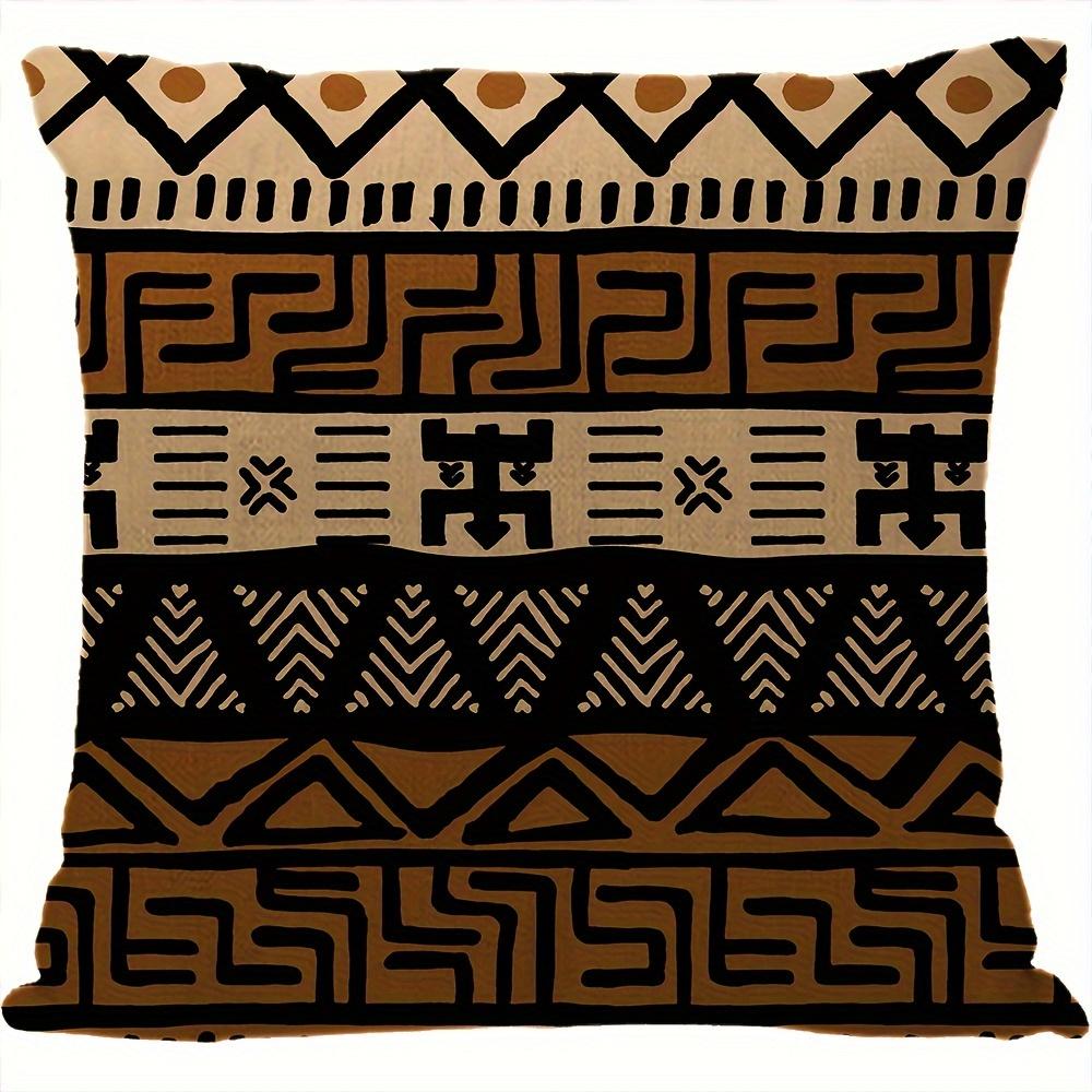 Single-sided Printed Cushion Cover Bohemian Style Soft Polyester Fabric Living Room Sofa Bedroom Bedside Decorative Pillowcase
