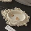 European-Style Palace Vintage Relief Pattern Storage Tray Decorative Piece DIY Oval Picture Frame Silicone Mold