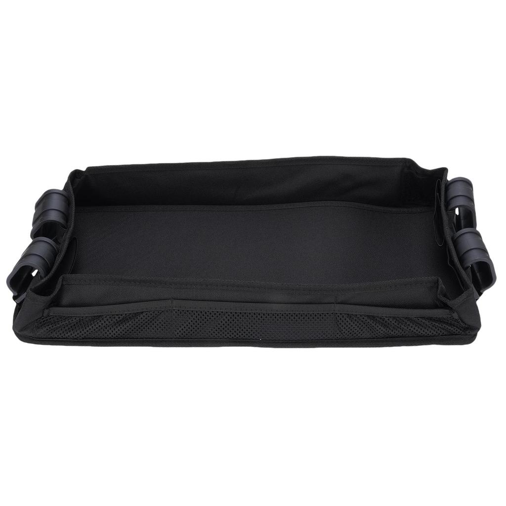 Baby Stroller Tray with Cup Holder Oxford Cloth Toddler Stroller Travel Basket for Dining Toys Snacks Storage