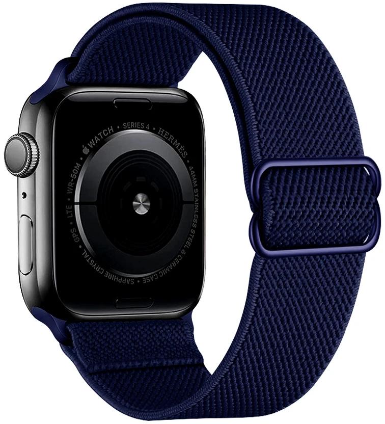 Adjustable Nylon Loop Strap For Apple Watch Series Ultra 11 10 9 8 7 46mm 45mm 41mm Fabric Strap For Iwatch 6 5 4 SE 44mm 40mm