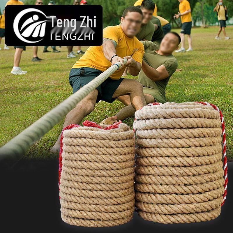 Heavy-Duty Hemp Tug-of-War & Climbing Rope
