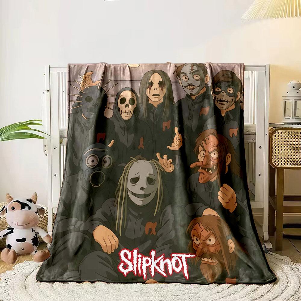 

The pattern features cartoon-style characters in masks and dark outfits. for all seasons blanket lunch break throw gift 80cm x 120cm