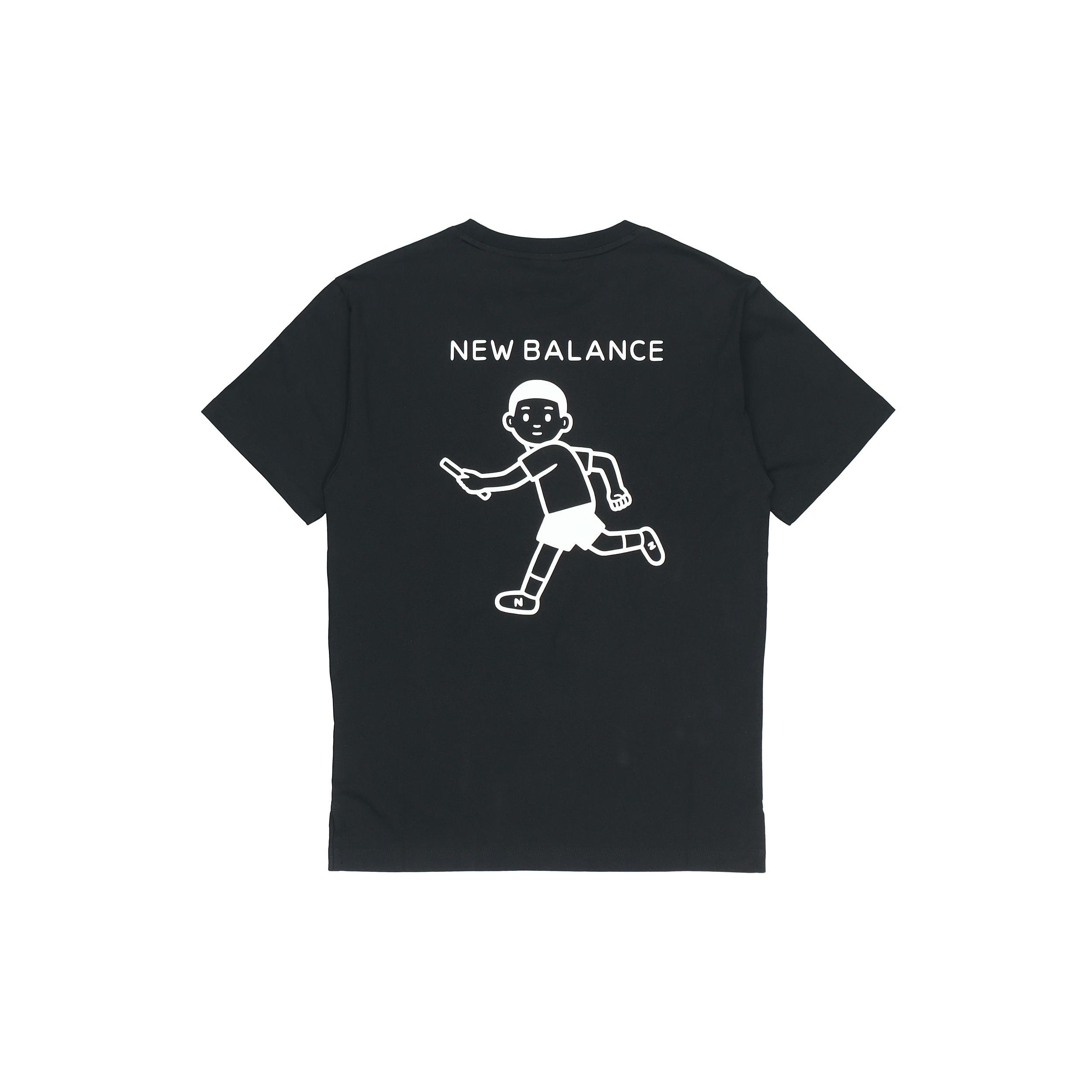 Футболка унисекс New Balance Noritake Collection Черная AMT02378-BK XL