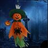1-5PCS Halloween Hanging Ghosts with Pumpkin Straw Windsock Outdoor Decor for Garden Lawn Party Scary Pendants Holiday