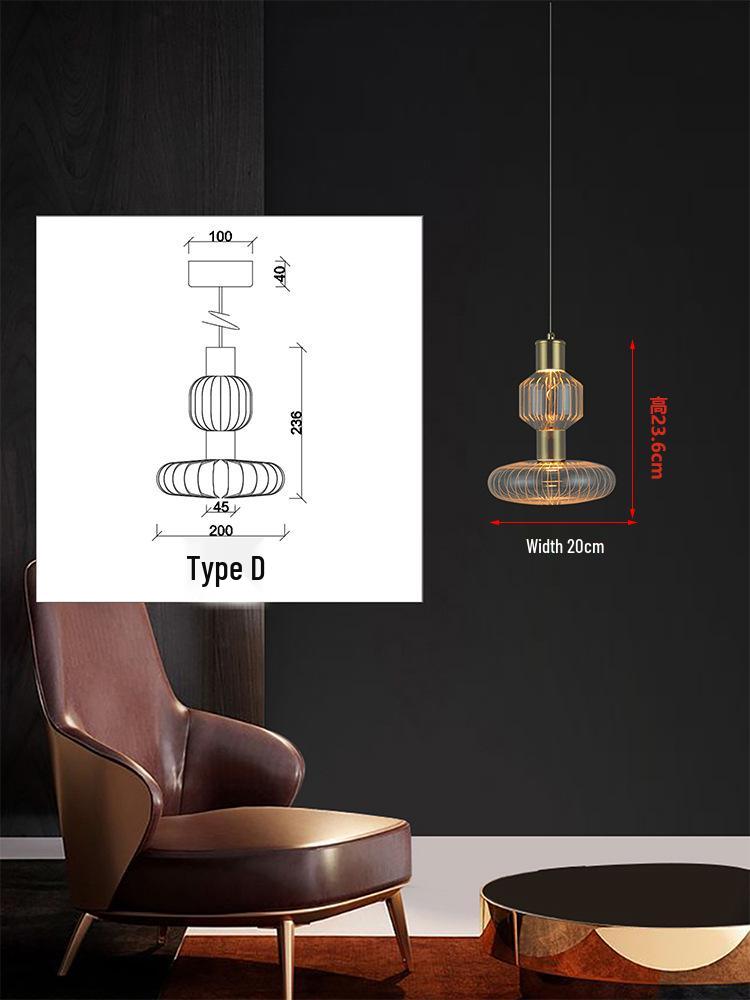 Nordic Modern Luxury Glass Chandelier for Living Room, Staircase, Restaurant, or Hotel