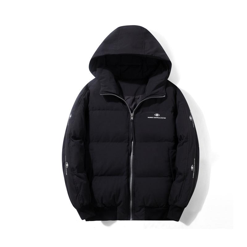 Nuova Giacca in Piuma d'Anatra Bianca Uomo Larga Corta Top Marchio Trendy Moda