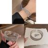 Geometric Cross Open Bracelet Silver Copper Fashion Jewelry For Stylish Office Wear