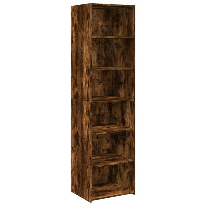 VidaXL Highboard Smoked Oak 50x41x185 Cm Engineered Wood, Sideboard, Storage Cabinet, High Cabinet, Cabinet, Cupboard 3281684