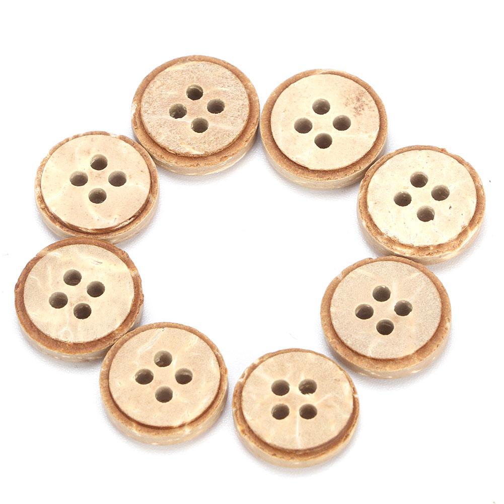 13mm 100pcs bag 4-Holes Round Buttons Sew Tools Accessories    Crafts   Wooden Button(226 13mm&nbsp;)
