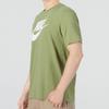 Men's Nike Sportswear Minimalistic Alphabet Logo Athleisure Casual Sports Round Neck Short Sleeve Olive Green T-Shirt AR5005-334