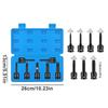 7PCS Screw Remover And Extractor Metal Screw Extractor Set Stripped Screw Removal Kit Precise Broken Screw Remover Stripped