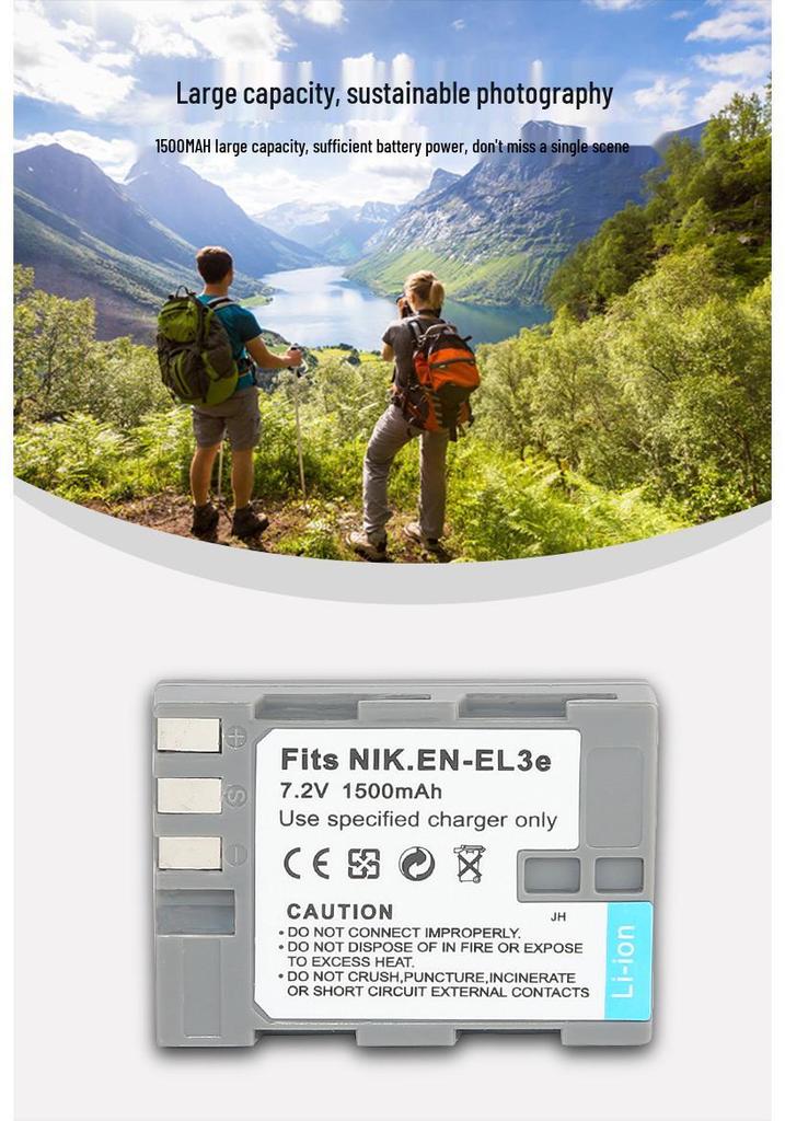 ENEL3E Battery Compatible with Nikon D90, D700, D80, D300, D200, D100, and D300S Cameras