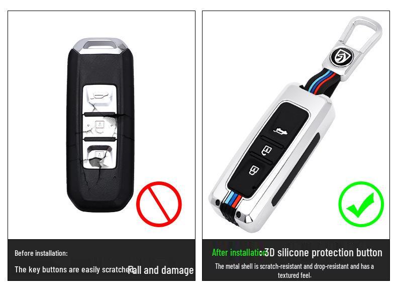 Premium Car Key Cover for Baojun 310w/360/510/530/560/630/E100/E200